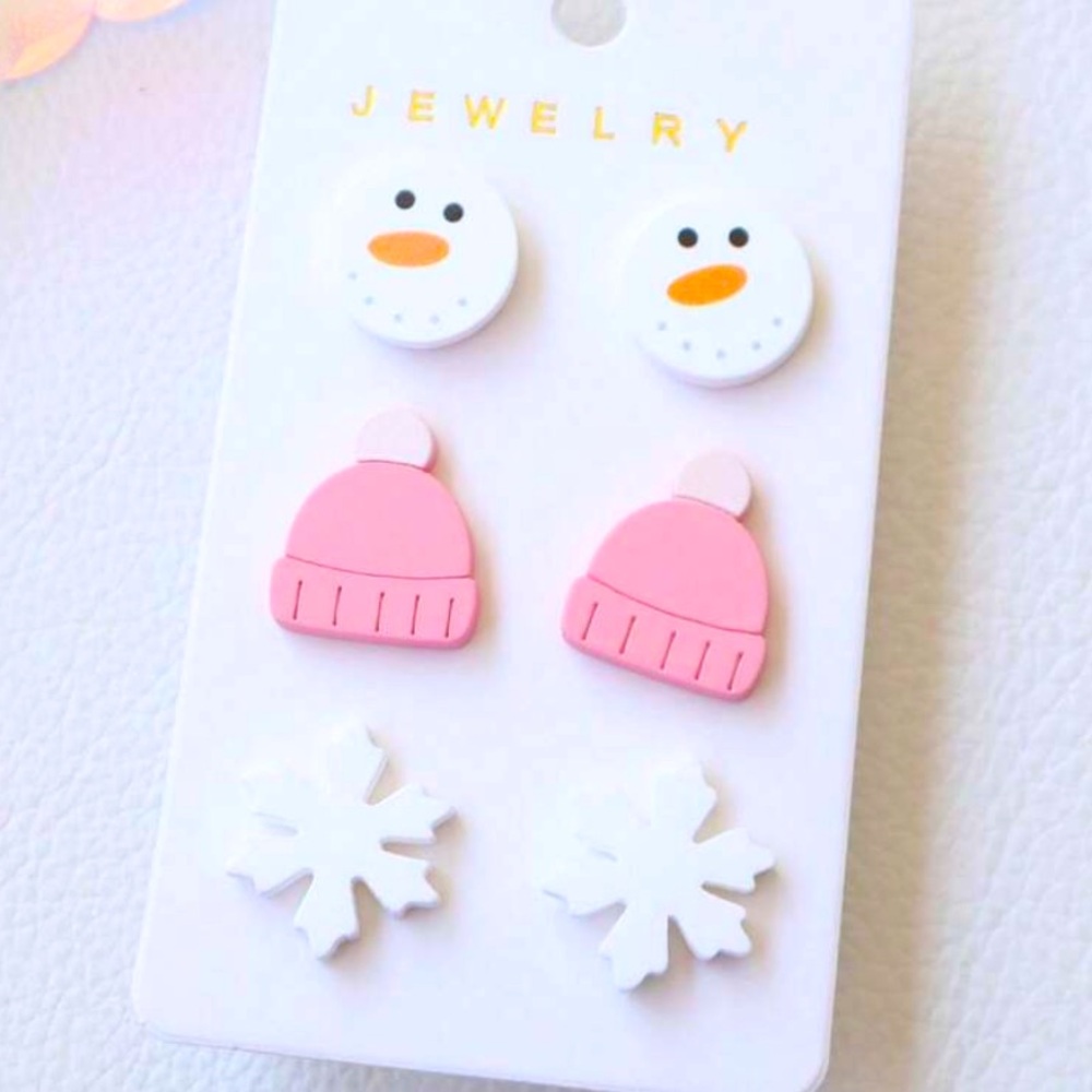 Christmas Stud Earring Set